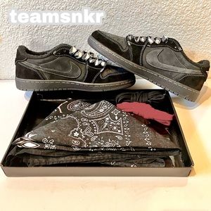 Travis Scott X Air Jordan 1 Retro OG SP Black Phantom. Size 8 Men’s.